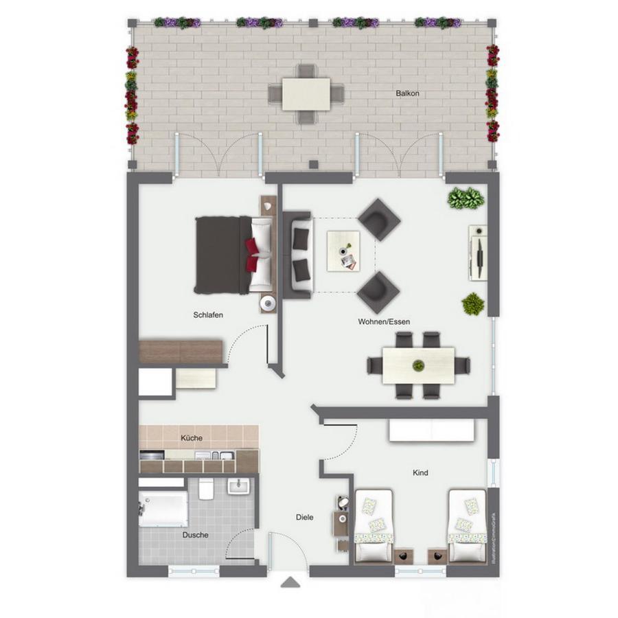 Likedeeler II Wohnung 01 Больтенхаген Экстерьер фото